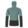 Rückseite Ortovox Fleece Rib Hoody Arctic Grey