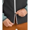 Ortovox Fleece Rib Hoody Arctic Grey it 2-Wege Reißverschluss