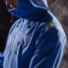 Halti Juonto DrymaxX Regenjacke Detailaufnahme in blau