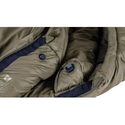 Wechsel Mudds Autumn Kunstfaserschlafsack mit verschließbarem Wärmekragen