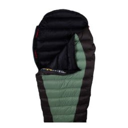 Warmpeace Viking 300 Daunenschlafsack geöffnet