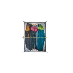 Innrnraum Nemo Dagger OSMO 3P Zelt beispielhaft mit Schlafsäcken