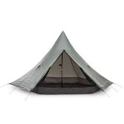 Liteway Scout Full Mesh Shelter beispielhaft mit Tarp aufgebaut (nicht enthalten)