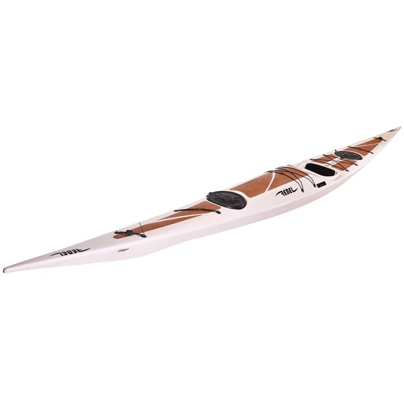 Rebel Kayaks Ilaga HD cremeweiß mit Holzoptik Rebel Kayaks Ilaga HD cremeweiß mit Holzoptik