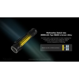Nitecore EDC33 LED Taschenlampe mit hochwertigem Akku