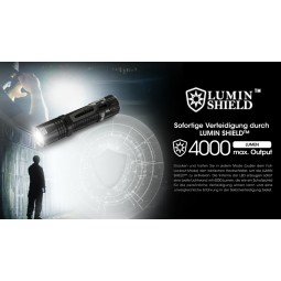 EDC33 LED Taschenlampe mit Lumin Shield Verteidigungsmodus mit 4000 Lumen