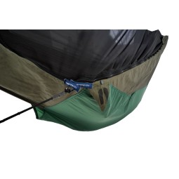 Ticket to the Moon Mat Pro Hängematte Army Green mit Moskitonetz