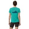 Rückseite Patagonia Capilene Cool Daily Graphic Shirt Damen in Gr. S beim Model Größe 175 cm