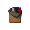 Ticket To The Moon Travel Cube M Brown Army Green beispielhaft gefüllt