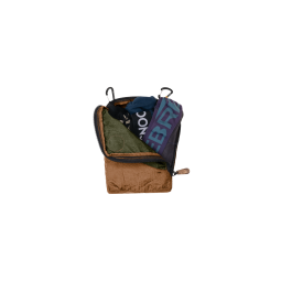Ticket To The Moon Travel Cube S Brown Army Green beispielhaft gefüllt