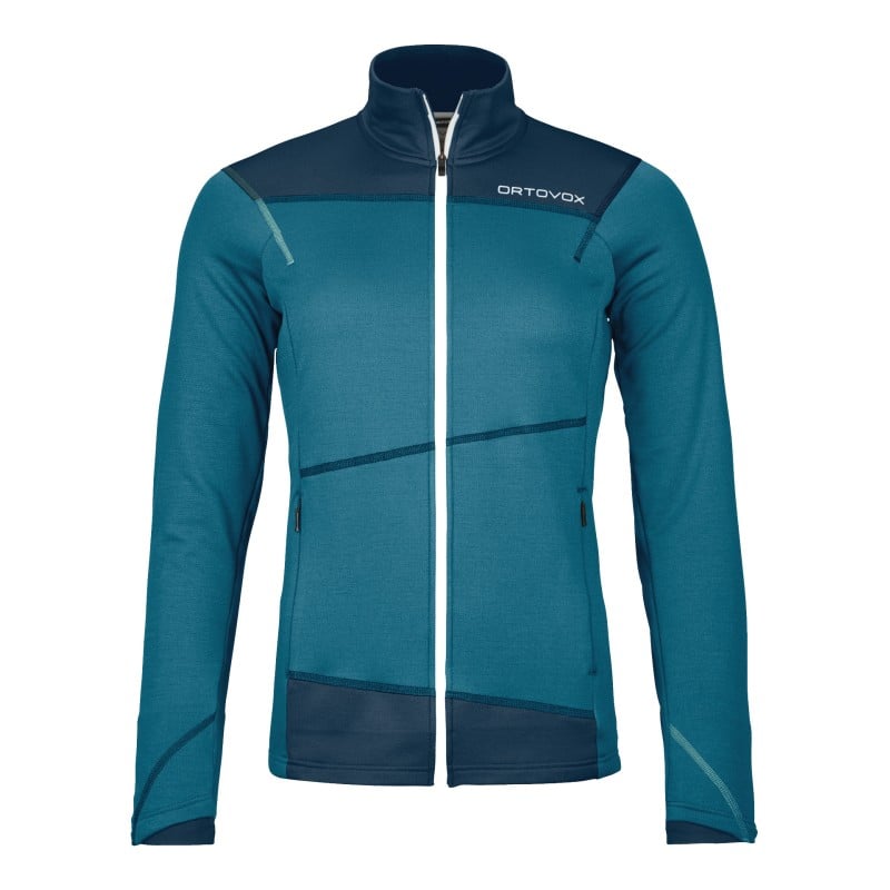 Ortovox Fleece Light Jacket Damen Mountain Blue