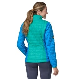 Patagonia Nano Puff Jacket Damen Rückseite Subtidal Blue