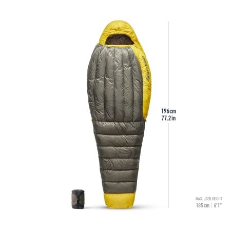 Sea to Summit Spark 7C Daunenschlafsack Abmessungen Regular