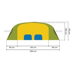 Querschnitt Rejka Agadir Camp Zelt