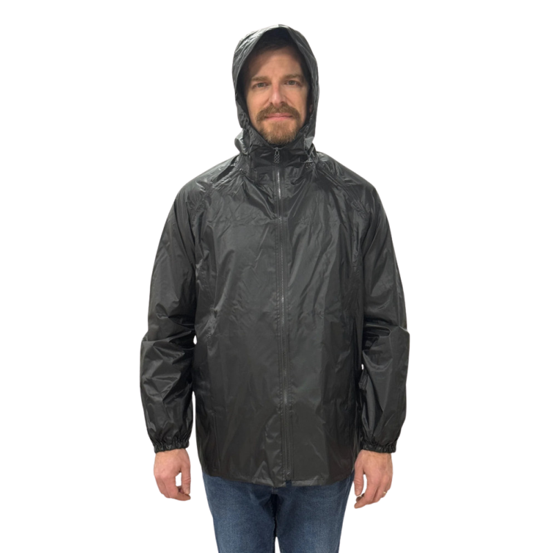 LightHeart Gear Rain Jacket in Schwarz