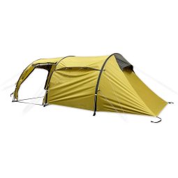 Rejka Antao 3 Camp Zelt Rückansicht mit massivem Lüfter