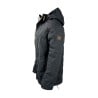 Steinkauz Outdoorjacke Windfang Anthrazit Seitenansicht