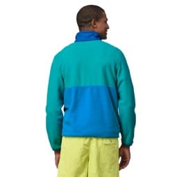 Rückansicht Patagonia Microdini 1/2-Zip Fleece Pullover Vessel Blue