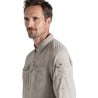 Craghoppers NosiLife Adventure Langarmshirt III Parchment mit Sonnenbrillenhalter