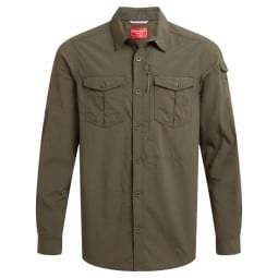 Craghoppers NosiLife Adventure Langarmshirt III Woodland Green