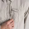 Craghoppers NosiLife Adventure Langarmshirt III Parchment mit versteckter Brusttasche