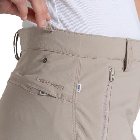 Craghoppers NosiLife Pro Convertible II Hose Damen mit Gürtelschlaufe mit Druckknopf