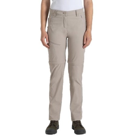 Craghoppers NosiLife Pro Convertible II Hose Damen Soft Mushroom Frontansicht