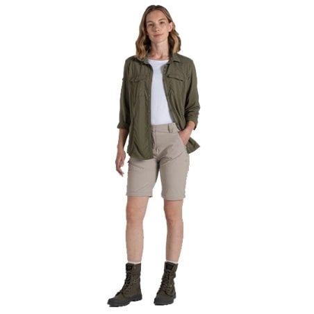 Craghoppers NosiLife Pro Convertible II Hose Damen als Shorts getragen