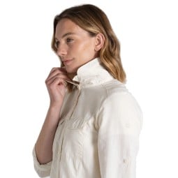 Craghoppers NosiLife Adventure Langarmshirt III Damen mit aufstellbarem Kragen