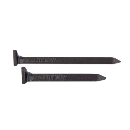 Liteway Delta Pegs Black 10 cm und 14 cm nebeneinander