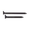Liteway Delta Pegs Black 10 cm und 14 cm nebeneinander