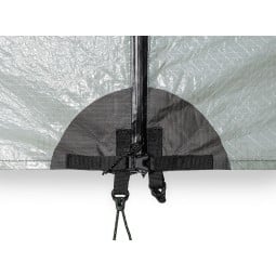 Reißverschlüsse am Liteway PyraOmm Max Tarp Ultra können gesichert werden