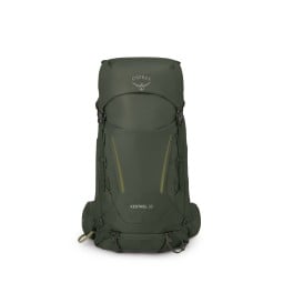 Osprey Kestrel 38 Rucksack Bonsai Green Frontansicht mit Einschubfach