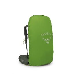 Osprey Kestrel 38 Rucksack Bonsai Green mit dazugehöriger Regenhülle