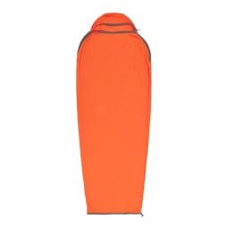Sea to Summit Reactor Extrem Liner Mummy Ansicht mit offenem Fußbereich