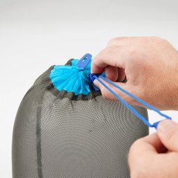 Sea to Summit Mesh Stuff Sack Atoll Blue mit robustem Kordelzug