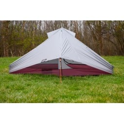 LightHeart Gear SoLong 6 Sil-Nylon Zelt Blick in die Apsis