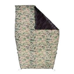 Enlightened Equipment Revelation Apex Quilt 10C anhand anderer Farbe ausgebreitet dargestellt