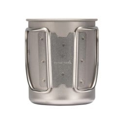 Snow Peak Ti-Single 220 Cup Titantasse Rückansicht