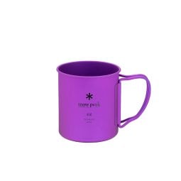 Snow Peak Ti-Single 450 Cup Eloxiert Titantasse Lila