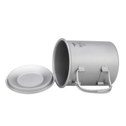 Keith Titanium 300ml Tasse mit Deckel daneben