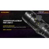 Nitecore P20i UV LED Taschenlampe kann per USB Kabel aufgeladen werden