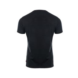Aclima Lightwool T-Shirt Roundneck Jet Black Rückseite