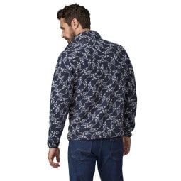 Patagonia Synchilla Snap-T Fleece Pullover Synched Flight: New Navy Rückansicht