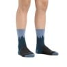 Darn Tough Treeline Micro Crew Socke Damen Blue im EInsatz