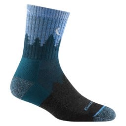 Darn Tough Treeline Micro Crew Socke Damen Blue