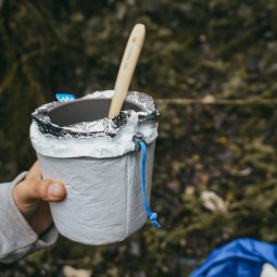 Gossamer Gear Pot Pocket im Einsatz