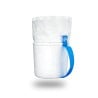 Gossamer Gear Pot Pocket Medium ausgeklappt mit weiteren 8 cm Material