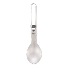 Keith Titanium Folding Spoon Small ausgeklappt