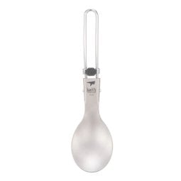 Keith Titanium Folding Spoon Small ausgeklappt